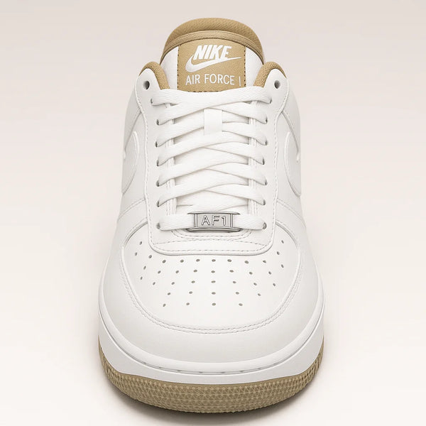 Hand-Crafted AF 1 White Taupe