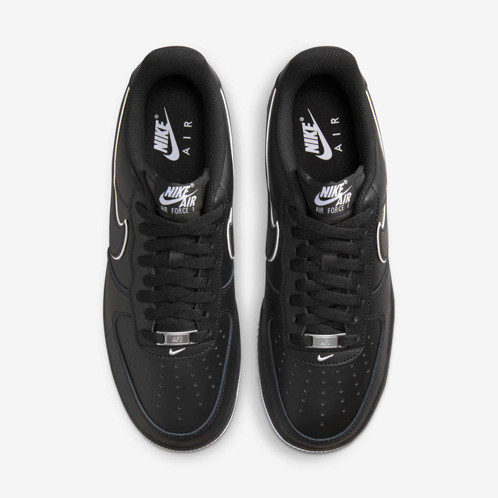 Nike Air Force 1 Low Black White Sole
