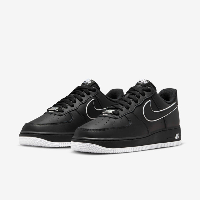 Nike Air Force 1 Low Black White Sole
