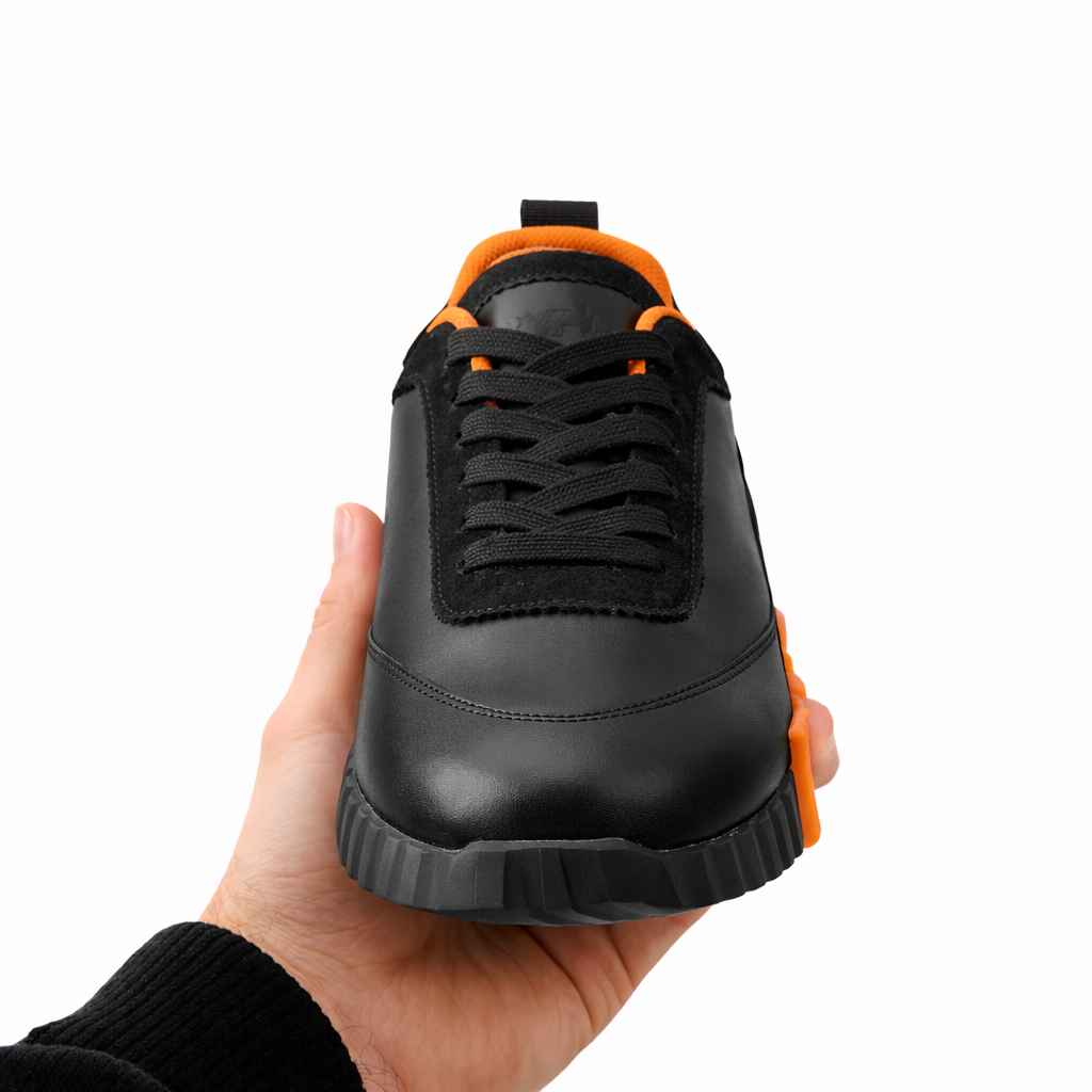 Hermes Shoes Bouncing en Cuir Noir