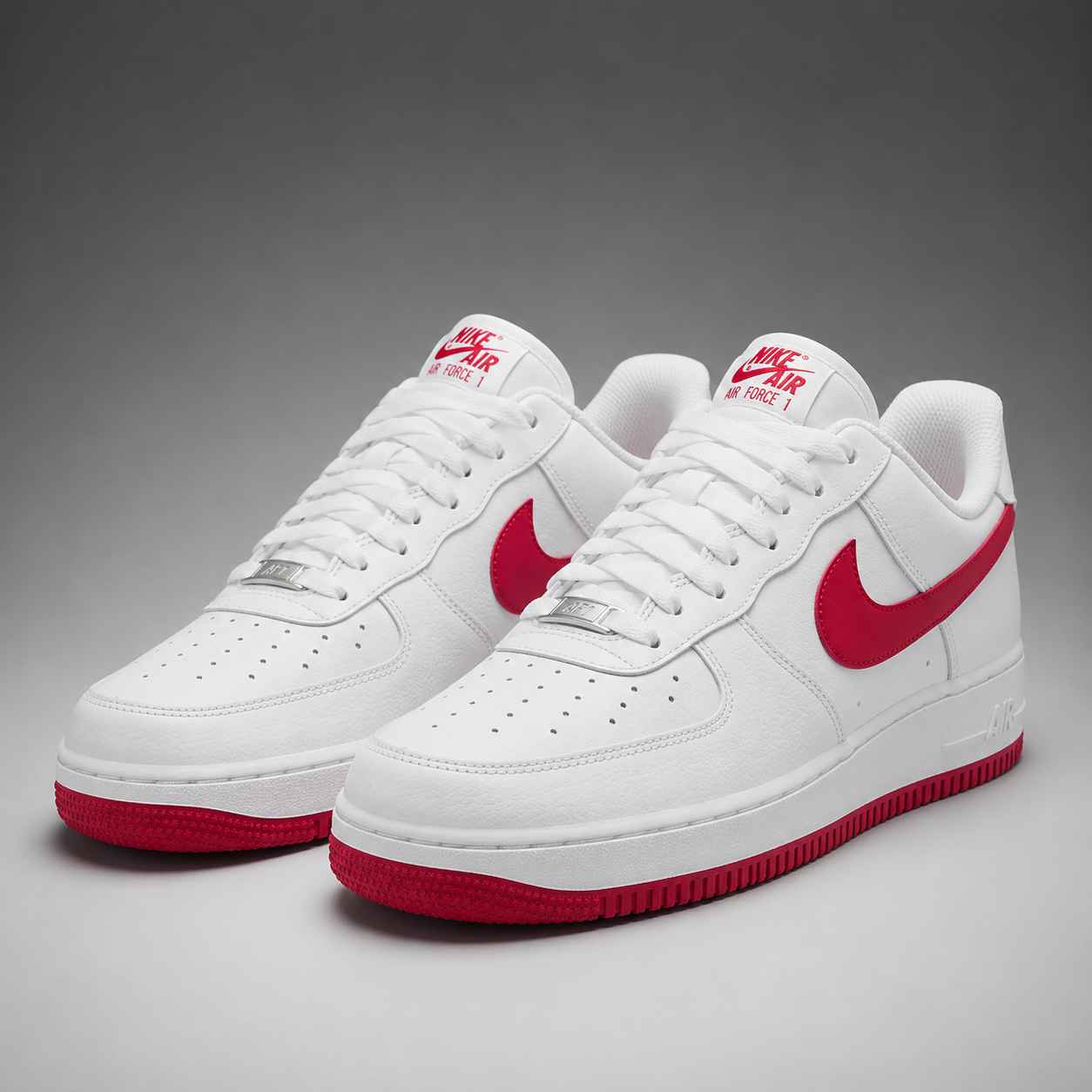 Hand-Crafted AF1 Street Flow White Red
