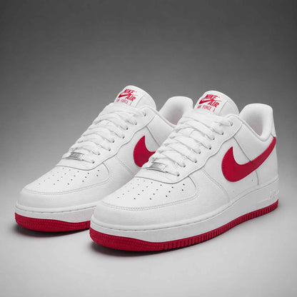 Hand-Crafted AF1 Street Flow White Red