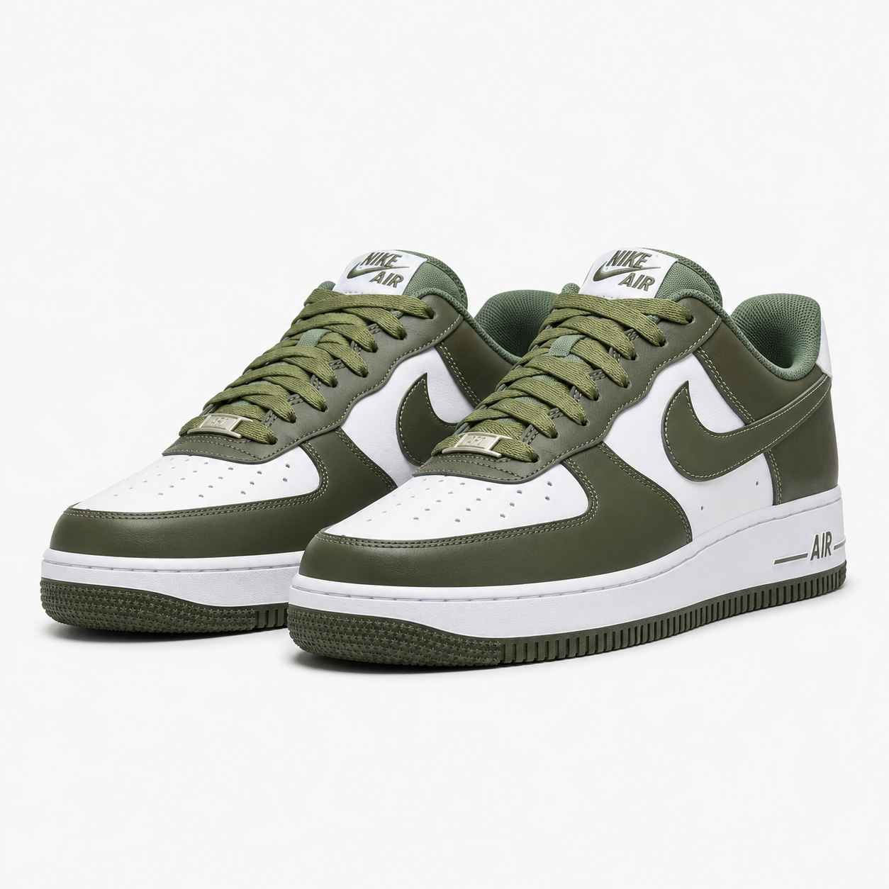 Nike Air Force 1 Low White Olive Green