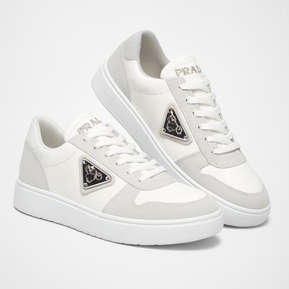 Prada downtown colour-block leather sneakers