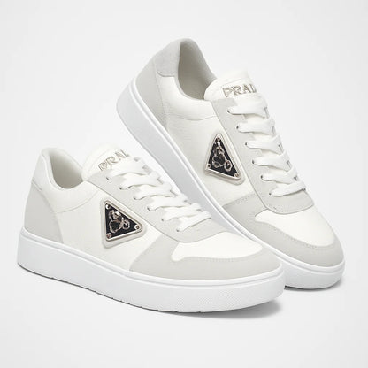 Pr∀da downtown leather sneakers