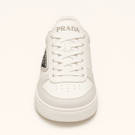 Pr∀da downtown leather sneakers