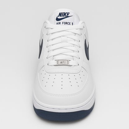 Crafted AF1 Low "White Midnight Navy"
