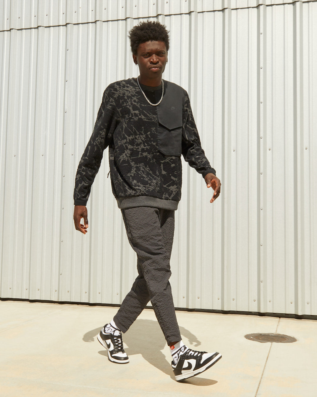 NlKE Dunk Low White & Black Panda