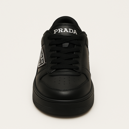 Prada downtown colour-block leather sneakers