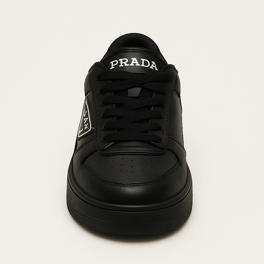Prada downtown colour-block leather sneakers
