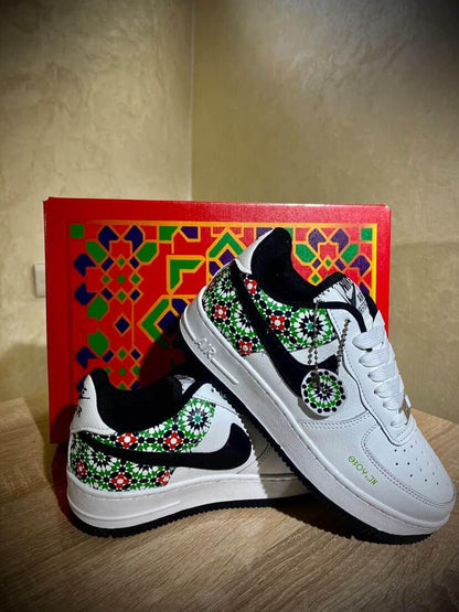 Moroccan Style Sneakers – Black