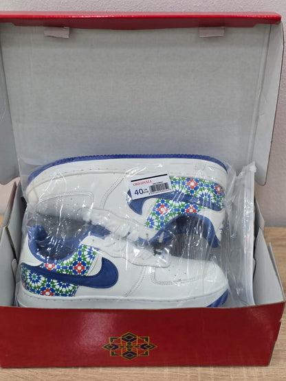 Moroccan Style Sneakers – Blue