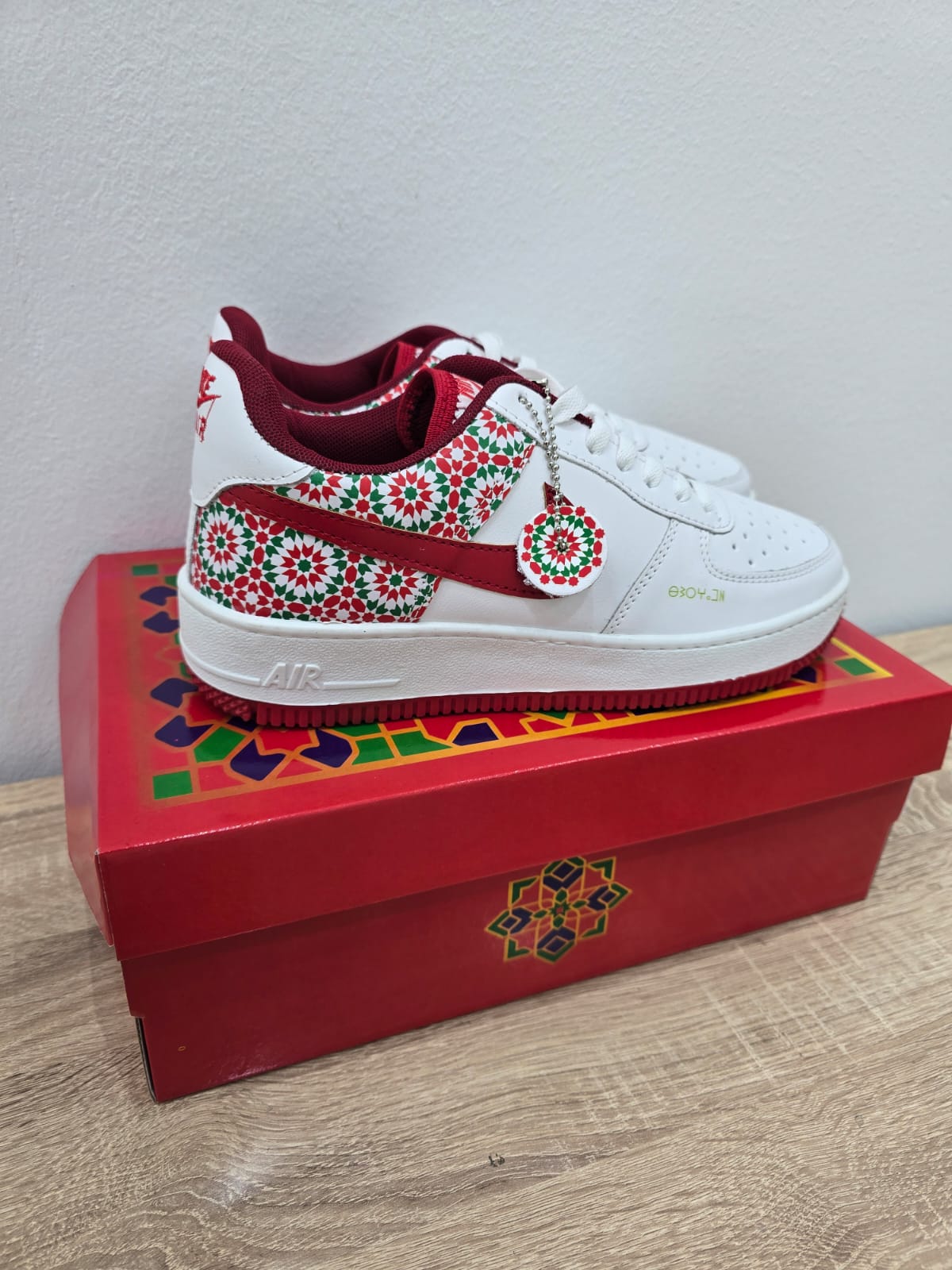 Moroccan Style Sneakers – Red
