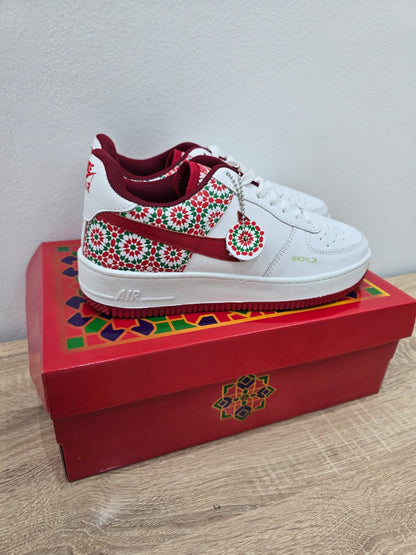 Moroccan Style Sneakers – Red