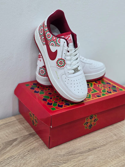 Moroccan Style Sneakers – Red
