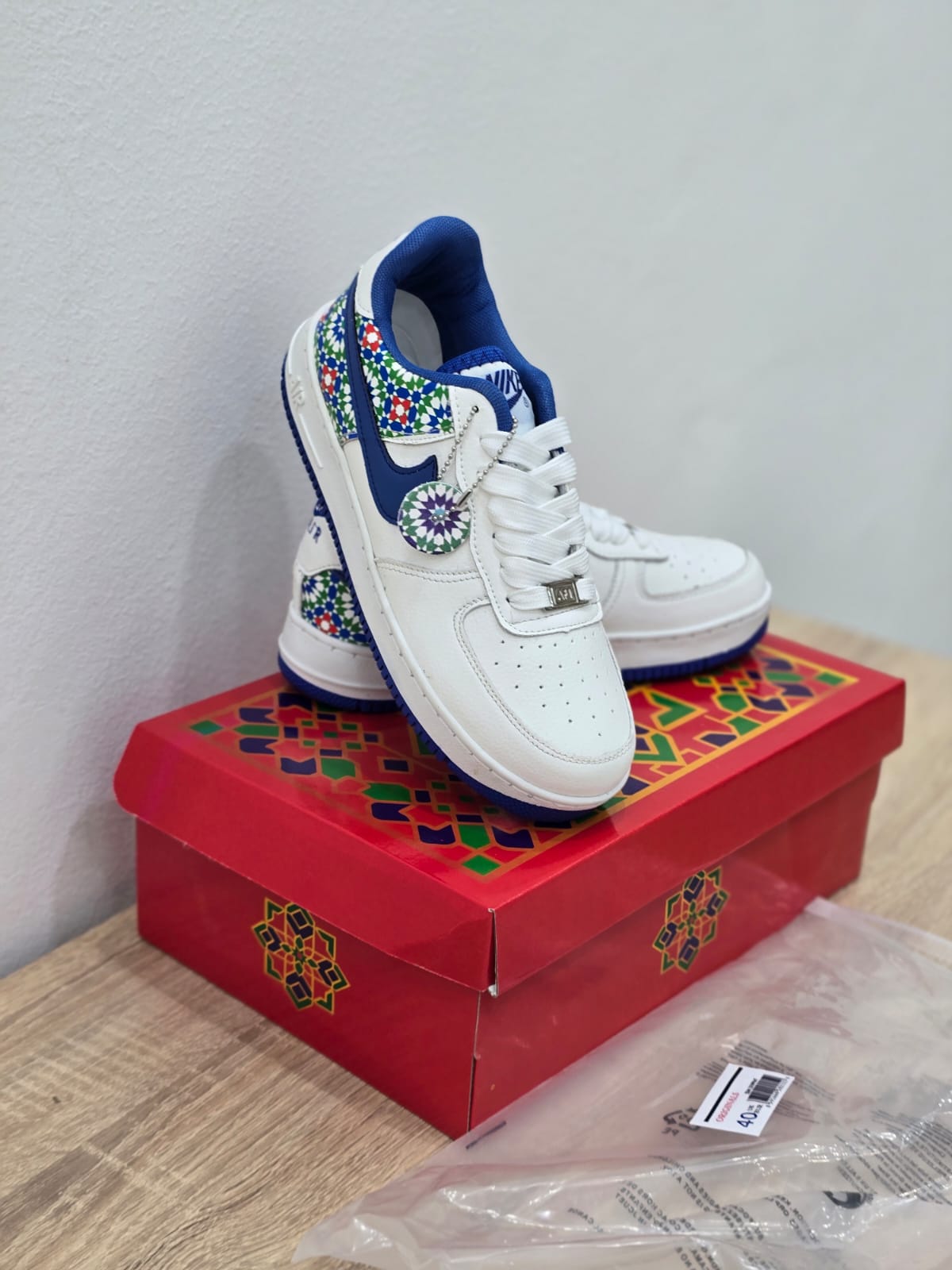 Moroccan Style Sneakers – Blue