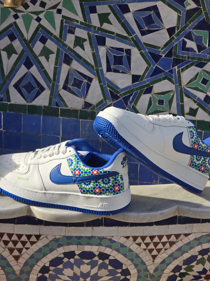 Moroccan Style Sneakers – Blue