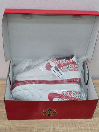 Moroccan Style Sneakers – Red
