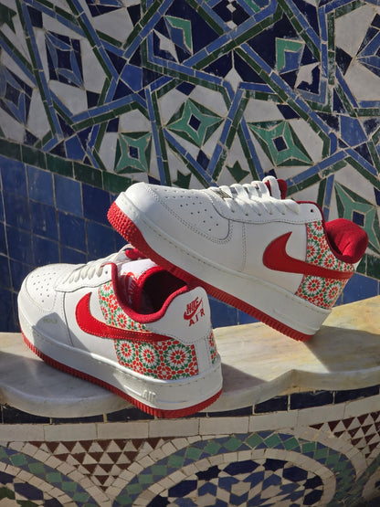 Moroccan Style Sneakers – Red